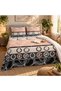 King Size Flat Bedsheet Set, 3 Pieces, 260 x 240 cm (Peach) - 4