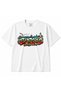 Burgas Bulgaria 056 – Black Sea Lighthouse, Seagull & Bulgarian Flag Graffiti Graphic T-Shirt