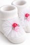 0-6 Months Baby Girl Floral Headband and Socks Set Baby Gift - 4