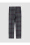 Esvab • Modern & Distinctive Standard Fit Checkered Embroidered Men's Pajama Set - 6