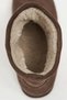 Nemesis Dark Beige Suede Leather Flat Sole Plush Lined Women's Ankle Boots - 8