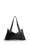 Zaral Women's Shoulder Bag with Belt Strap Detail Khaki - 5