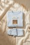 Digital Embroidered Baby Sky Pilot Embroidered Cotton Double Set - 100% Cotton, Flexible and Comfortable - 3