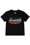 Burgas Bulgaria 056 – Black Sea Lighthouse, Seagull & Bulgarian Flag Graffiti Graphic Kids T-Shirt