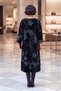 Black Italian Velvet Plus Size Dress - 3