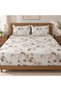 Turkish Style King Size Flat Bedsheet Set, 3 Pieces, 260 x 240 cm, 1 Flat Sheet and 2 Pillowcases (Blush Pink) - 2