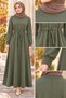 Beli Tunnel Two-Thread Dress-Khaki - 5