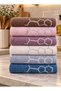 Bella 30*50 cm 6-Piece Kitchen Towels - Hand and Face Towels - Drying Cloth 100% Cotton