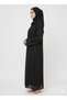Rizqé Obsidian Bloom Black Embroidered Abaya - 2