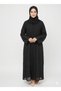 Rizqé Obsidian Bloom Black Embroidered Abaya