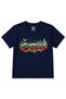 Burgas Bulgaria 056 – Black Sea Lighthouse, Seagull & Bulgarian Flag Graffiti Graphic Kids T-Shirt