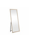 Modern Tall Standing Mirror with Wooden Frame - 2