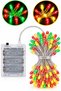 100 LED Battery Operated String Lights, 10M/32FT Multi-Color Indoor Fairy Lights with Transparent Battery Box, 3 x AA Powered Decorative Lighting for Bedroom, Party, Holiday, and Home Decor - 2