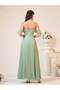 Rochie maxi, verde - 4