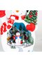 Christmas Ornament Decoration Snowman with Red Scarf, Illuminated, Musical, Moving, Red-White 16X25.5 Cm. - 3