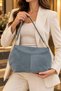 Parma 100% Genuine Italian Leather Premium Quality Stylish, Modern Design Puppy Suede Hand, Shoulder, and Crossbody Bag