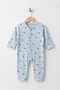 Beep Car Patterned Baby Romper 3-6-9 Months 100% Cotton