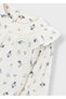 Girl's Ruffle Collar Blouse Cream 4147 - 5