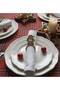 3D Printed Set of 6 Christmas Napkin Rings, Christmas Table Decoration, Decorative Napkin Ring Gen01 - 2