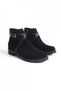 Zrjz01 Premium Orthopedic Zippered Women's Boots Black Suede - 7