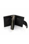 Women's Compact Card Holder and Wallet with Zippered Coin Compartment S-2010 Brown - 5