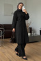 Bürümcük Fabric Buttoned Tunic Set with Pants (Suitable for Hijab) - 2