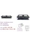 Three-layer porcelain sink with two integrated basins, black pattern - 2