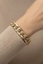 Style Pearl/Xuping Jewelry Bangle with Three Stones Zircon Stone Bracelet