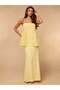 Rochie maxi, galben - 5