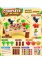 Kids Dinosaur Electric Rotating Fishing Game Toy with Music, 12 Fish, 3 Fishing Rods, Dinosaur Figures, Interactive Educational Fishing Play Table for Boys and Girls Ages 3+ - 4