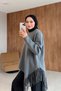 Tassel Detail Sweater Smoked - 4
