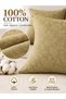 Bedsheet Set, Beige Floral Pattern, 100% Cotton, 95 GSM - 3
