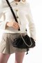 Moon417 Suede Shoulder Bag Khaki - 2