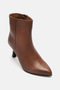 Women's Pointed Toe Thin Heeled Boots Real Leather Elvira Taba - 2