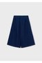 Girl's Midi Shorts Skirt Navy Blue 4901 - 5