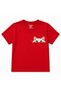 Peeking Cat Eyes Graphic Kids Cotton T-Shirt