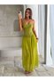 Rochie maxi, verde - 5