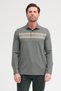 Men's Polo Neck Long Sleeve Sweatshirt
