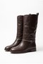 Women's Metal Ring Detailed Short Heeled Casual Ankle Boots - 4