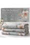 Luxury 3-Piece Cannon Cotton Bedsheet King Size (270x250 cm) – 200 Thread Count Flat Sheet with 2 Pillow Covers, Soft Breathable 3-Piece Bedding Set King Size (Turquoise, King (U.K. Standard)) - 2