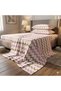 Luxury 3-Piece Cannon Cotton Bedsheet King Size (270x250 cm) – 200 Thread Count Flat Sheet with 2 Pillow Covers, Soft Breathable 3-Piece Bedding Set (Pink, King (U.K. Standard))