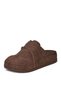 Women's Closed-Front Comfortable Soft Eva Sole Suede Look Nubuck Indoor Women's Slippers - 5