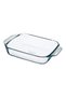 Rectangular dish, heat-resistant glass, 3L -
