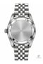 Men's Wristwatch White Honeycomb Pattern Dial Silver Color Steel Band Quartz with Calendar 3 Atm - 4
