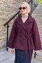 Belted Trench Coat 202723 - Mürdüm
