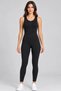 Women's Trend Thermal Black Slimming Jumpsuit 4843 - 4