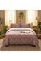 Luxury 3-Piece Turkish Satin Cotton Bedsheet Set – King Size | Ultra Soft, Breathable & Wrinkle-Resistant | Elegant Collection Bedding with 2 Pillowcases (Pink Floral., King (U.K. Standard)) - 6