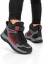 Children's Warm Non-Slip Sole Trekking & Outdoor Boots Black-Red