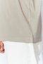 Logo Printed Crew Neck Basic T-Shirt - Beige |   Ee100215722 - 4
