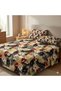 Luxury King Size Bedding Set 3-Piece | Digital Floral Bedsheet | Wrinkle-Free & Easy Care and 1 Flat Bedsheet & 2 Pillow Covers. King (U.K. Standard)) (Multicolor!, King (U.K. Standard)) - 5